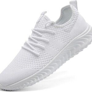 Women's Mesh Running Shoes Lightweight Breathable Slip-On Gym Sneakers